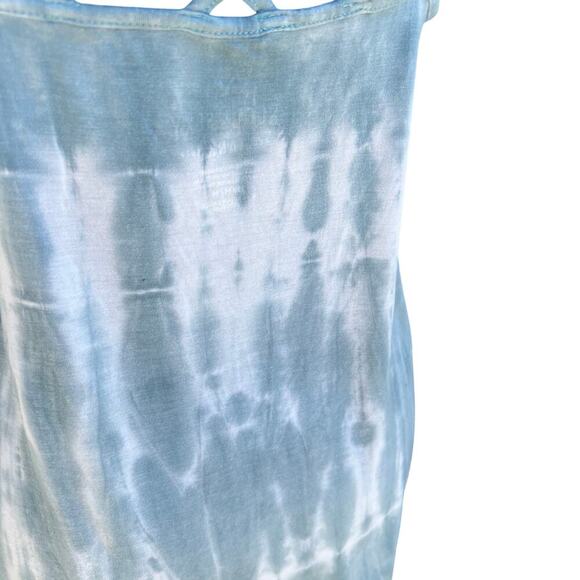 American Eagle soft & sexy teal and white women’s tank top size M - Picture 4 of 5